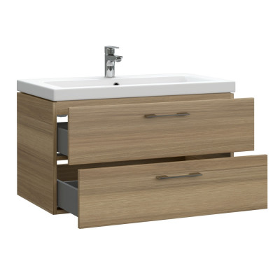 Тумба для раковины 80см орех Cersanit LARA A63416