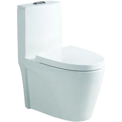 Унитаз-компакт 40х68х78.5см белый SantiLine SL-5012