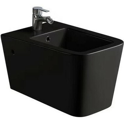 Биде подвесное 36х51х30.5см черный SantiLine SL-5054MB