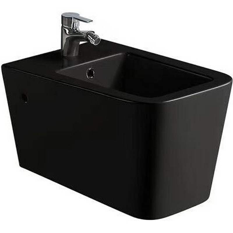 Биде подвесное 36х51х30.5см черный SantiLine SL-5054MB