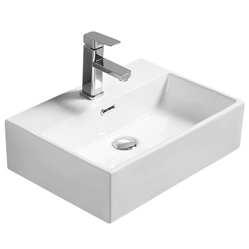 Накладная раковина белая 51х36x13см SantiLine SL-1006