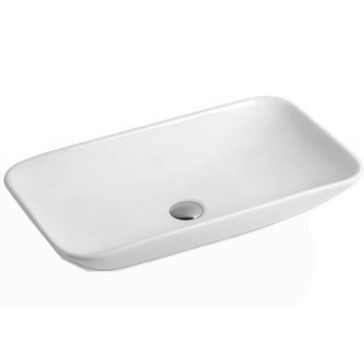 Накладная раковина белая 69.5х39x13см SantiLine SL-1032