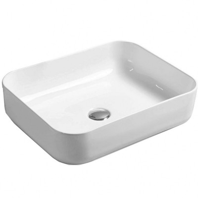 Накладная раковина белая 50х39x13см SantiLine SL-1051