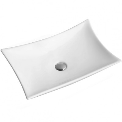 Накладная раковина белая 57.5х38x11.5см SantiLine SL-1062