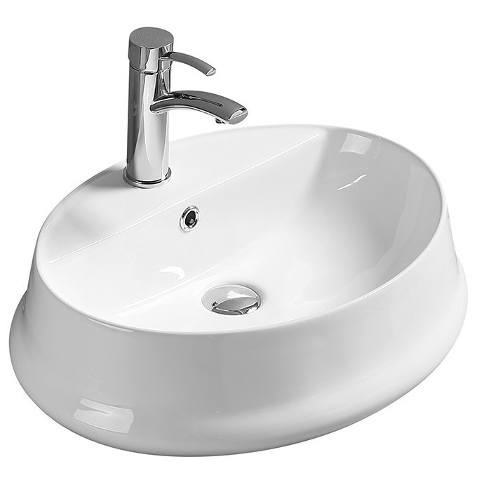 Накладная раковина белая 56х45x16см SantiLine SL-1071