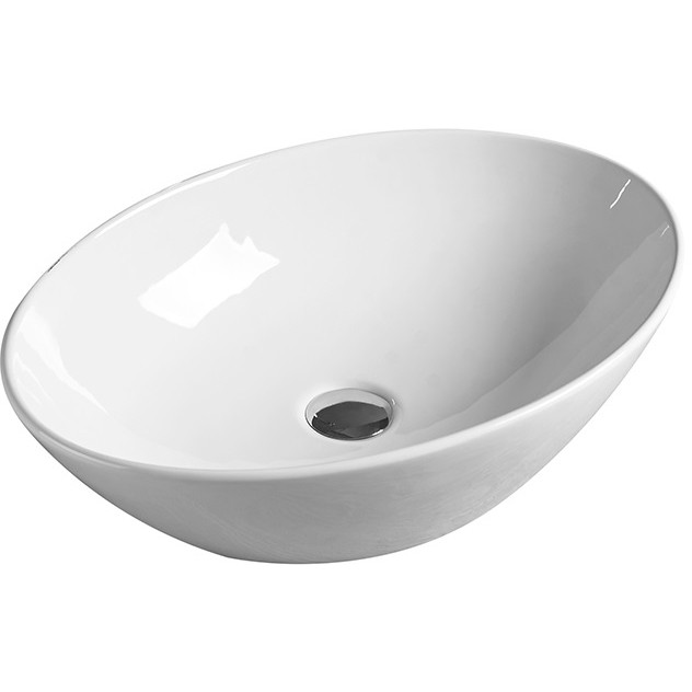 Накладная раковина белая 56х38.5x15см SantiLine SL-1077