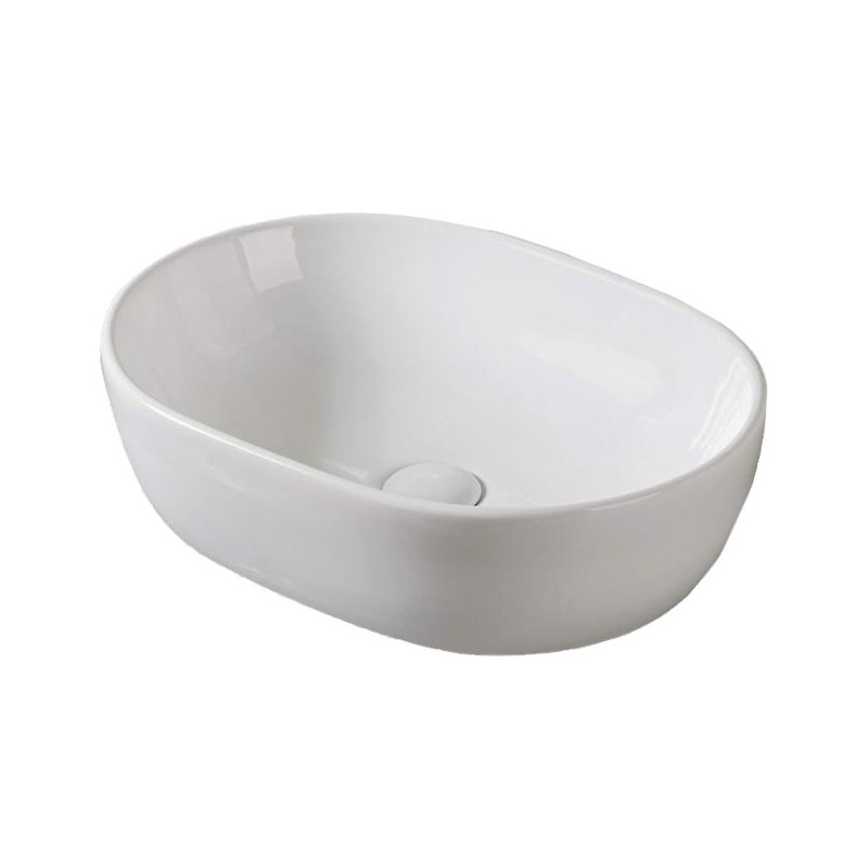 Накладная раковина белая 48.5х35x14см SantiLine SL-1084