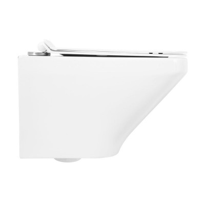 Унитаз подвесной безободковый Belbagno SELA BB3201CHR белый
