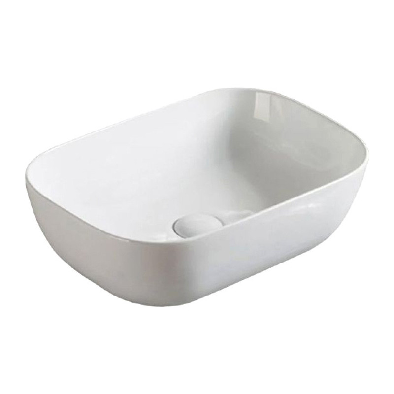 Накладная раковина белая 48.5х39.5x14.5см SantiLine SL-1105