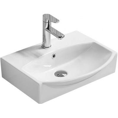 Накладная/подвесная раковина белая 50х40x14см SantiLine SL-2024