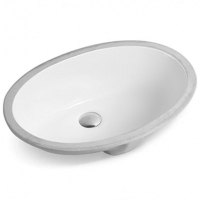 Встраиваемая раковина белая 55х40x21см SantiLine SL-3001