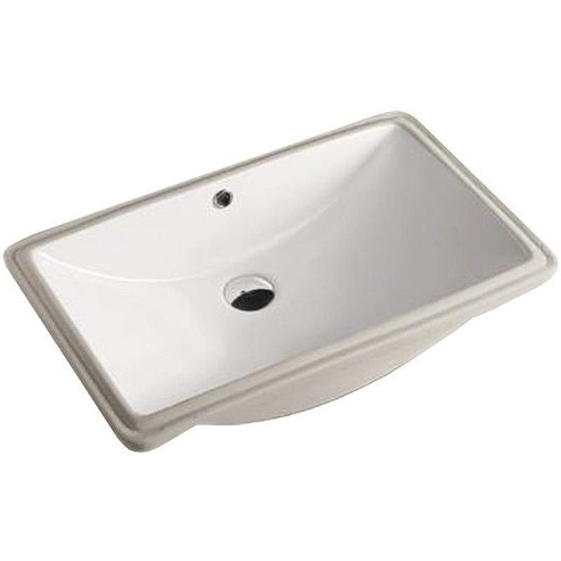 Встраиваемая раковина белая 60х37.5x17.5см SantiLine SL-3006
