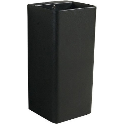 Напольная раковина черная 42х41x86см SantiLine SL-4005MB