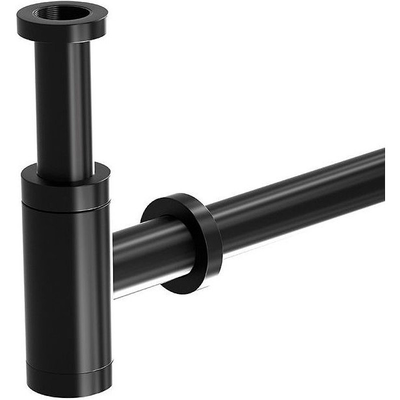 Сифон для раковины черный SantiLine SL-115