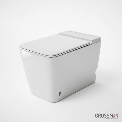 Унитаз напольный 36х59х44см белый Grossman GR-PR-5501impuls