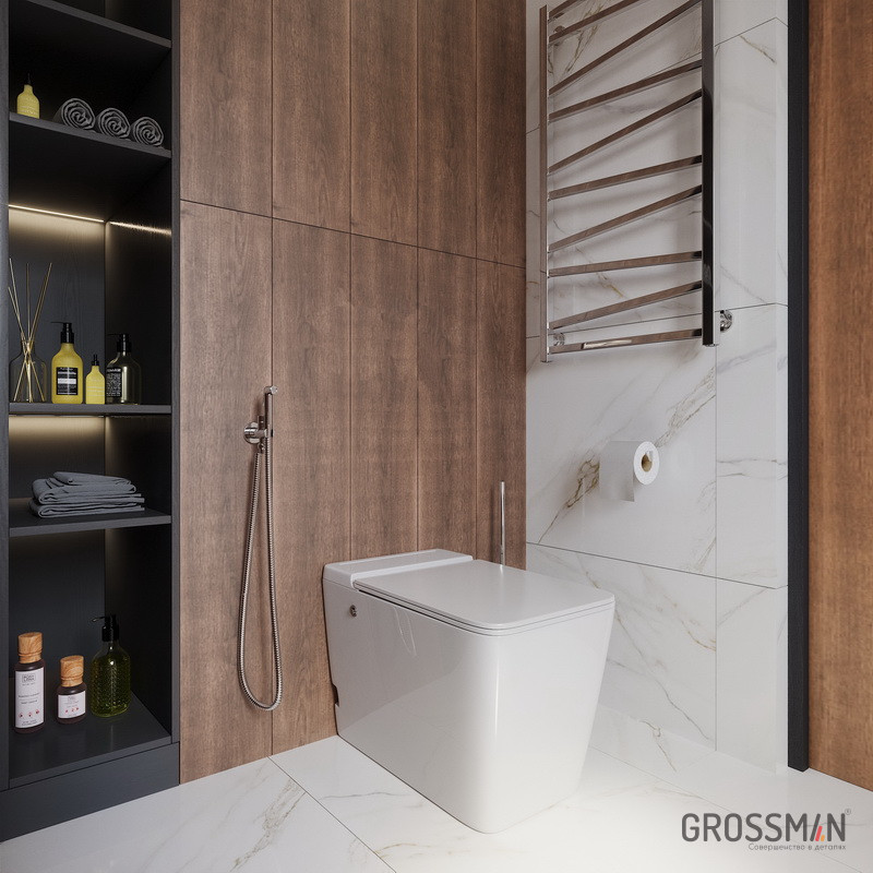 Унитаз напольный 36х59х44см белый Grossman GR-PR-5501impuls