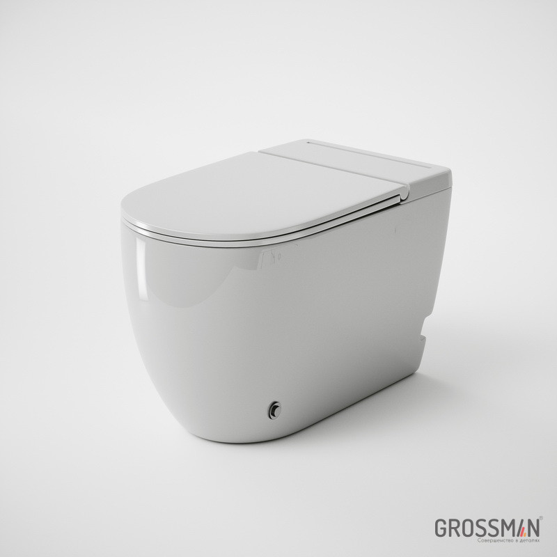 Унитаз напольный 36х57х45см белый Grossman GR-PR-5502impuls