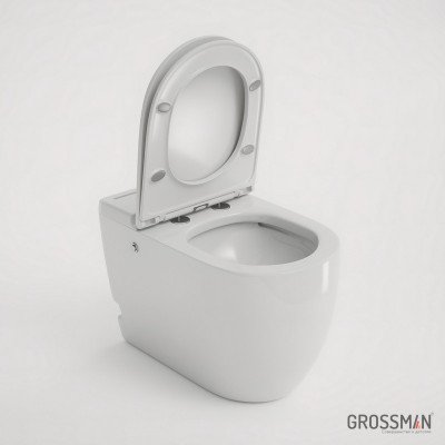 Унитаз напольный 36х57х45см белый Grossman GR-PR-5502impuls