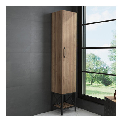 Шкаф-колонна Comforty "Бредфорд-40" дуб темный