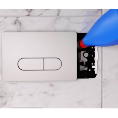 Механическая панель смыва Ideal Standard OLEAS M1 SmartFlush, двойной смыв, белая, R0117AC