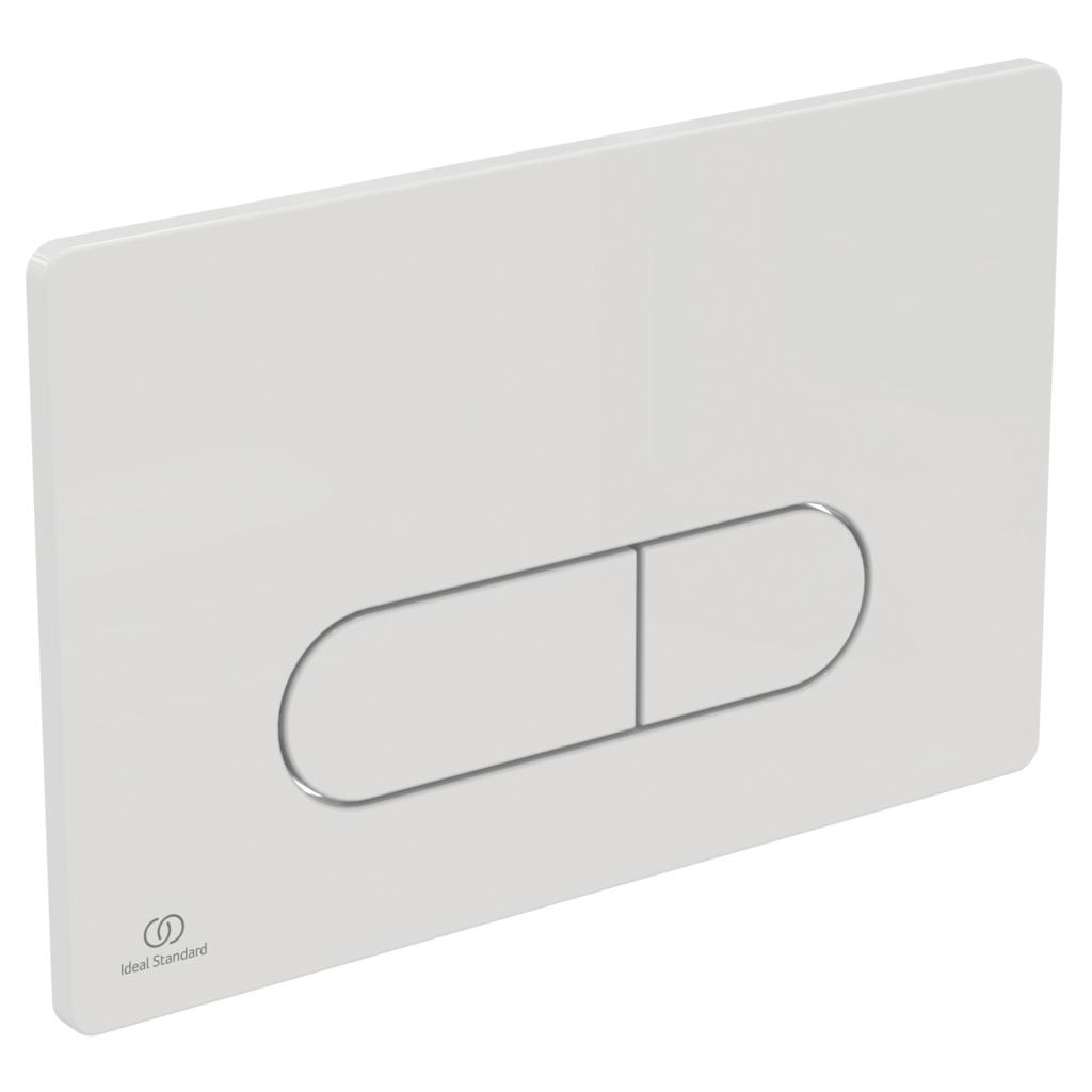 Механическая панель смыва Ideal Standard OLEAS M1 SmartFlush, двойной смыв, белая, R0117AC