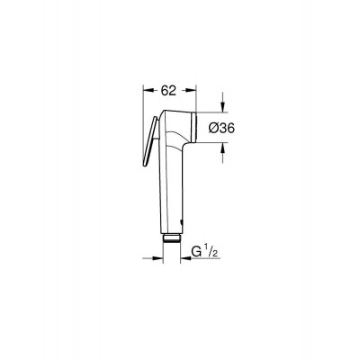 Гигиенический комплект BauFlow Grohe