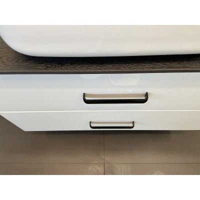 Тумба с раковиной подвесная 95см белая Comforty 00-00005494CF