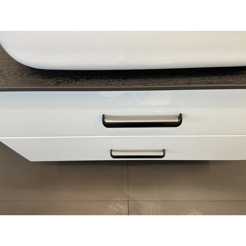 Тумба с раковиной подвесная 95см белая Comforty 00-00005494CF