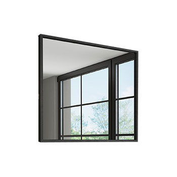 Зеркало черное 90x80см Comforty 00004147988CF