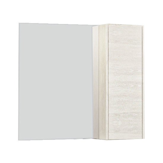 Зеркало-шкаф дуб белый 90x80см Comforty 00004142374CF
