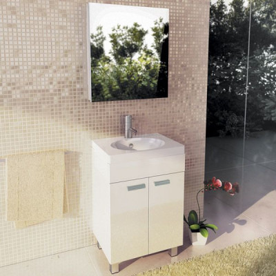 Зеркало-шкаф белый 58x74см Comforty 00003121162CF