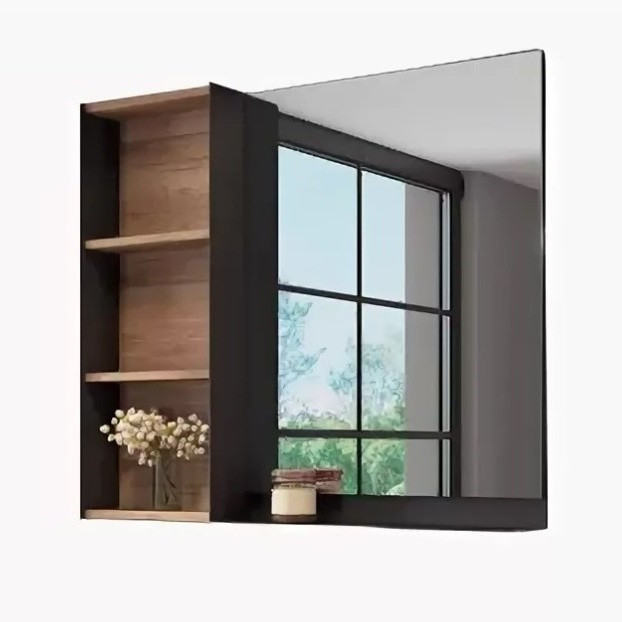Зеркало-шкаф дуб темный 88x80см Comforty 00004147987CF