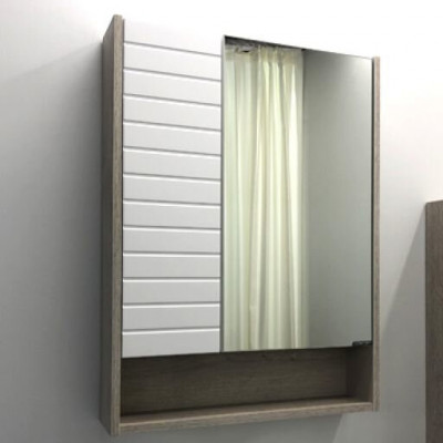 Зеркало-шкаф дуб дымчатый 60x80см Comforty 00-00002045CF