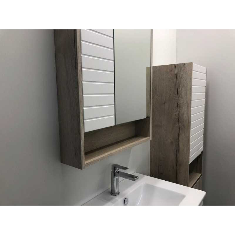 Зеркало-шкаф дуб дымчатый 60x80см Comforty 00-00002045CF