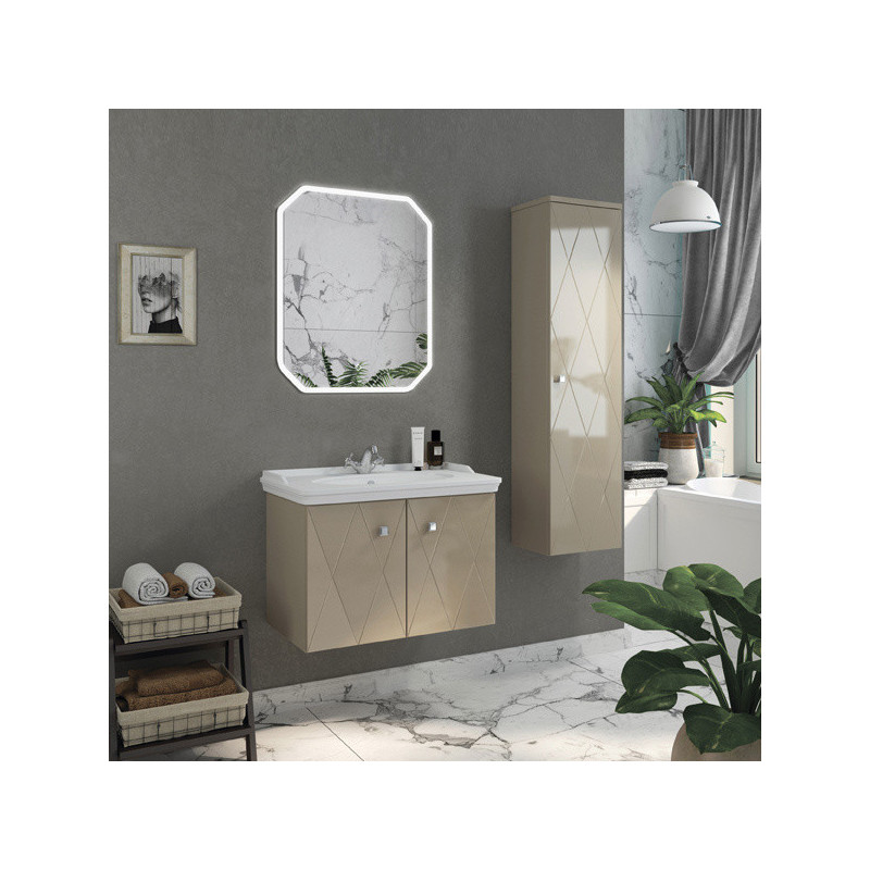 Шкаф-пенал подвесной латте 40см Comforty 00-00001219CF