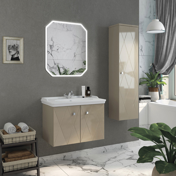 Шкаф-пенал подвесной латте 40см Comforty 00-00001219CF