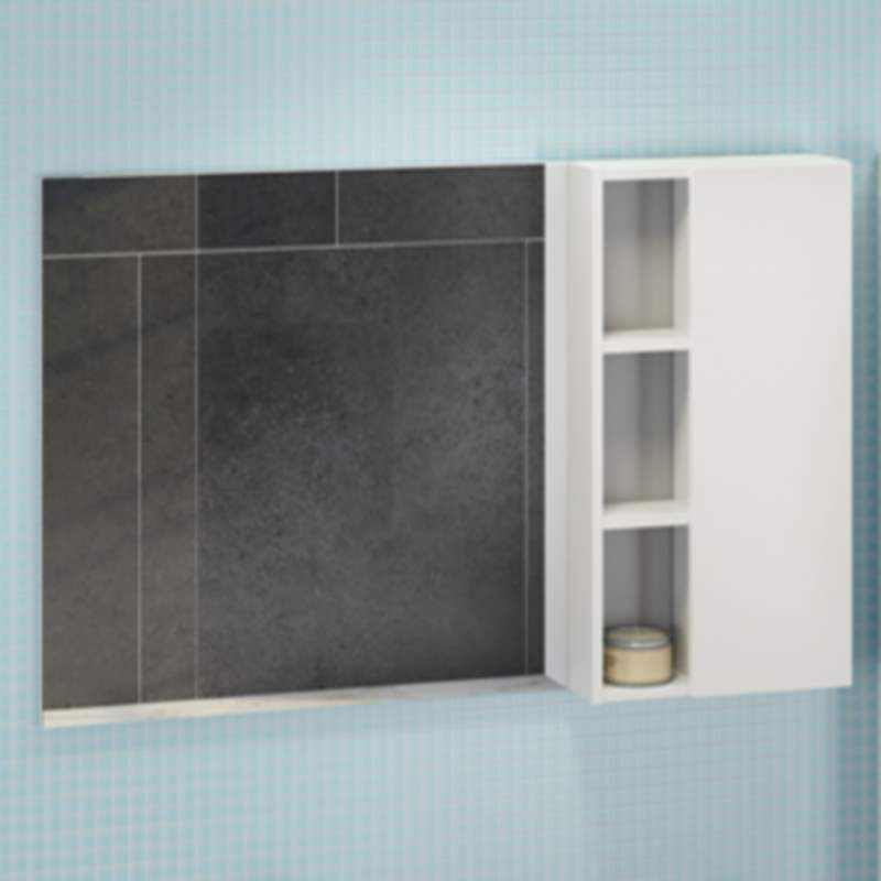 Зеркало-шкаф белое 120x80см Comforty 00004136261CF