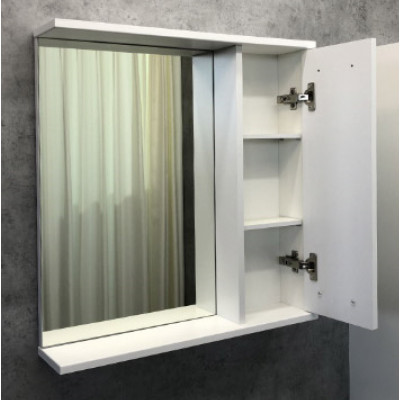 Зеркало-шкаф белое 60x63см Comforty 00-00001639CF