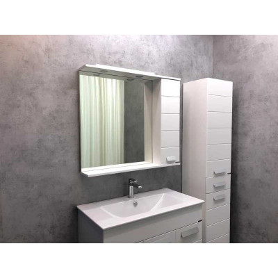 Зеркало-шкаф белое 90x79см Comforty 00-00001641CF