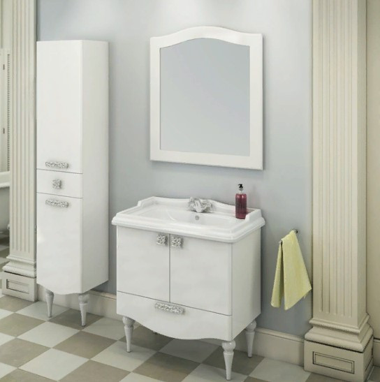Зеркало белое 80x90см Comforty 00003129893CF