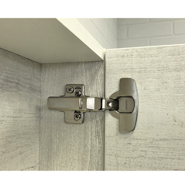 Зеркало-шкаф белое 70x80см Comforty 00-00006163CF