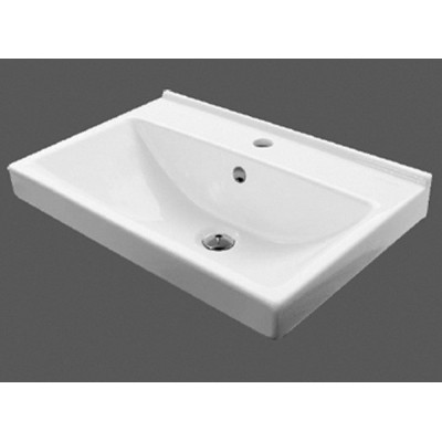 Тумба с раковиной напольная дуб белый 60см Comforty 00004142203CF