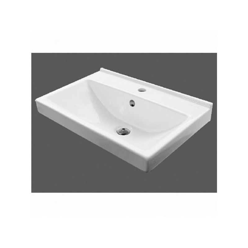 Тумба с раковиной подвесная белая 60см Comforty 00004138879CF