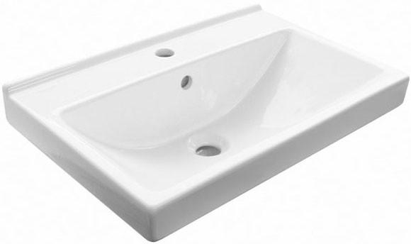 Тумба с раковиной подвесная бетон светлый 60см Comforty 00-00000835CF