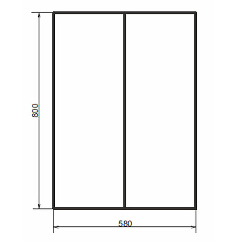 Шкафчик подвесной бетон светлый 58x80см Comforty 00-00000837CF
