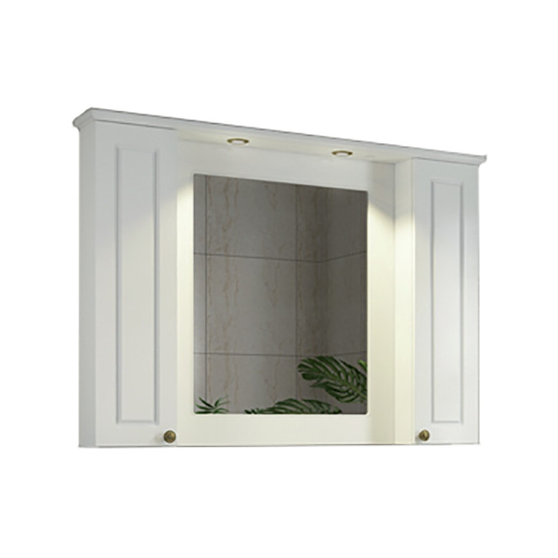 Зеркало-шкаф белый 120x86см Comforty 00004142365CF