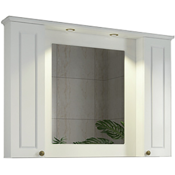 Зеркало-шкаф белый 120x86см Comforty 00004142365CF