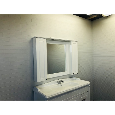Зеркало-шкаф белый 120x86см Comforty 00004142365CF