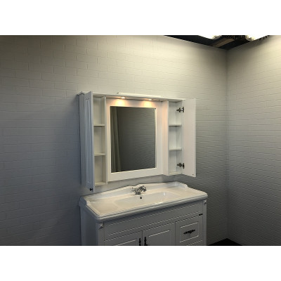 Зеркало-шкаф белый 120x86см Comforty 00004142365CF
