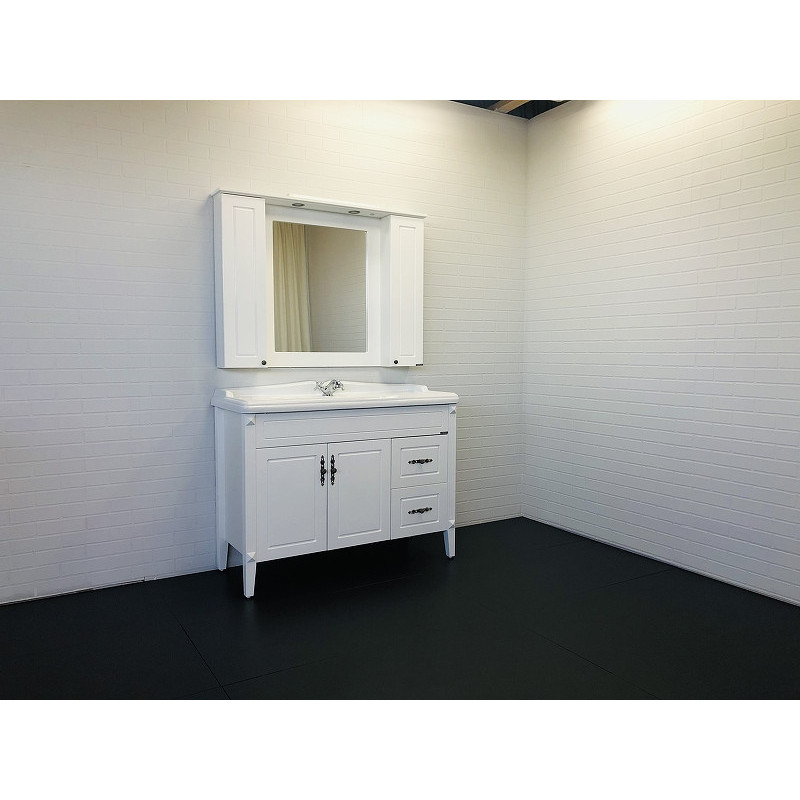 Зеркало-шкаф белый 120x86см Comforty 00004142365CF